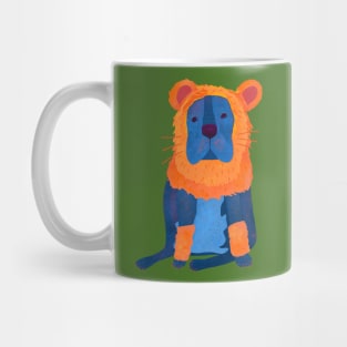 Hear me Rowr - Courageous Lion Dog Drawing Mug